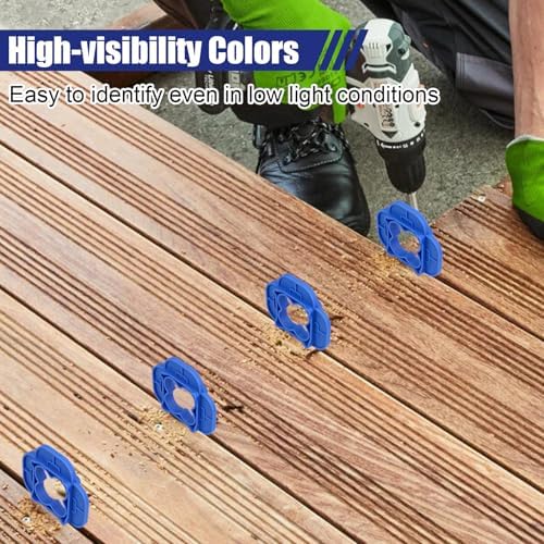 4 Packs 4-in-1 Multi-Size Deck Spacer Tool, 4 Thicknesses Deck Board Spacers - Image 5