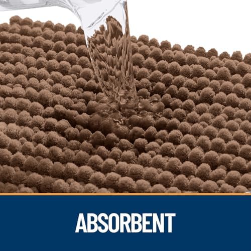 OLANLY Dog Door Mat for Muddy Paws 40x32, Extra Absorbent Chenille Mud Mat - Image 4