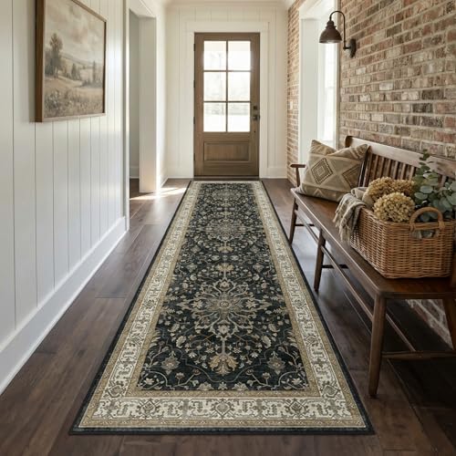 RELEANY Washable Area Rug, Runner 2'x8' - Image 2
