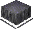 SUPERJARE 0.79'' Extra-Thick 12 Pcs 48 Sq Ft Exercise Equipment Mats by SUPERJARE