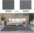 GENIMO Outdoor Rug, Waterproof Plastic Rugs - Image 2