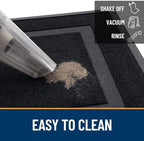 OLANLY Front Door Mat Outside 35x30, All-Season Heavy-Duty Rubber Doormat - Image 6