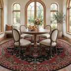 RELEANY Washable Area Rug, Round 10ft - Image 3