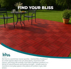 Bliss Outdoors Acacia Interlocking Deck Tiles - Image 6