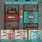 SINGAYE 5 Metal Shelves Wire Shelving Storage Shelf Adjustable Unit Pantry - Image 5