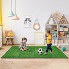 Sorbus Grass Foam Floor Tiles, Interlocking Turf Tiles - Image 6
