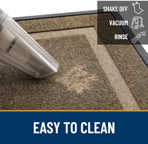 OLANLY Front Door Mat Outside 59x34, All-Season Heavy-Duty Rubber Doormat - Image 6