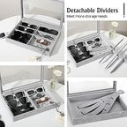 Emibele Glasses Organizer Jewelry Tray, 8 Grids - Image 4