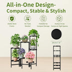 7 Tiers Plant Stand Indoor for Multiple Large Planter, Tall Tiered Folding - Image 5