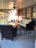 60 sq. ft Plastic Interlocking Deck Tiles, 60 Pack Patio Deck Tiles, Patio - Image 7