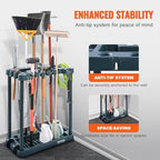 VEVOR Garden Tool Organizer, 10 Slots, Yard Tool Tower Rack - Image 4