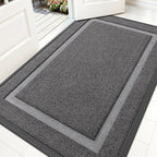 OLANLY Front Door Mat Outside 59x34, All-Season Heavy-Duty Rubber Doormat by OLANLY