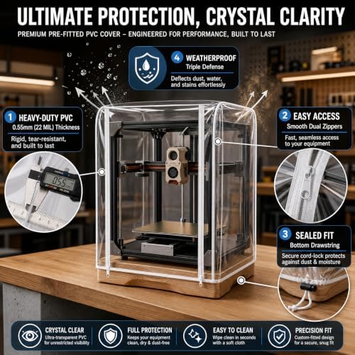 Custom Clear PVC Dust Cover Waterproof, Transparent Protective Cover - Image 6