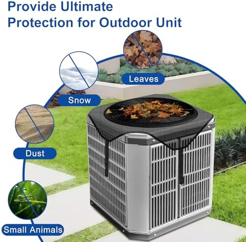 Central Air Conditioner Covers for Outside Units 40'' x 40'', AC Mesh Covers - Image 3