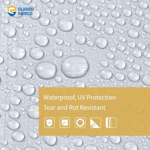 GUARD SHIELD Heavy Duty Tarp 20x40 Feet Silver Multi Purpose Thick Waterproof - Image 3