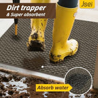 JSEI Dirt Trapper Door Mat 24"x36", Non-Slip Entryway Rugs - Image 3