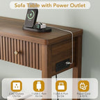 Decofy 47'' Fluted Console Table - Image 3