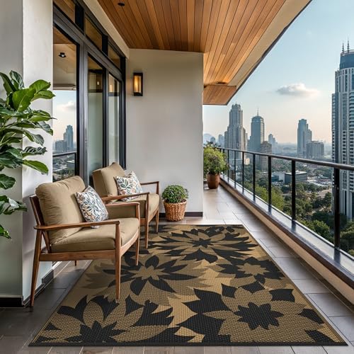 GENIMO Outdoor Rug, Waterproof Plastic Rugs - Image 4