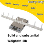 WEBI Coat Rack Wall Mount, 8 Hooks, Coat Hanger Wall, Hook Rack, Jacket Hooks - Image 6