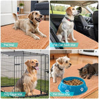 OLANLY Dog Door Mat for Muddy Paws 45x27, Super Absorbent Chenille Mud Mat - Image 7