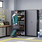 Letaya Metal Garage Storage Cabinets - Image 2