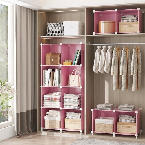 AWTATOS Cube Storage Organizer, Closet Organizers, 6 Cube Shelf - Image 5