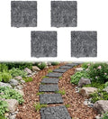 4 Pcs 11.8" Interlocking Stepping Stones Outdoor by jxgzyy