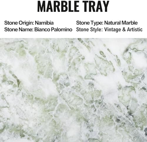 Koville African Natural Marble Tray, Catchall Tray - Image 3