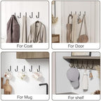 10-Pack 22LB Wall Hooks for Hanging Towel/Coat - Image 6