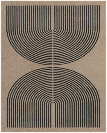 Lahome Modern Rainbow Easy Jute 8x10 Rug - Image 6