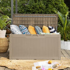 Flamaker 105 Gallon Deck Box Waterproof, Outdoor Storage Box - Image 5
