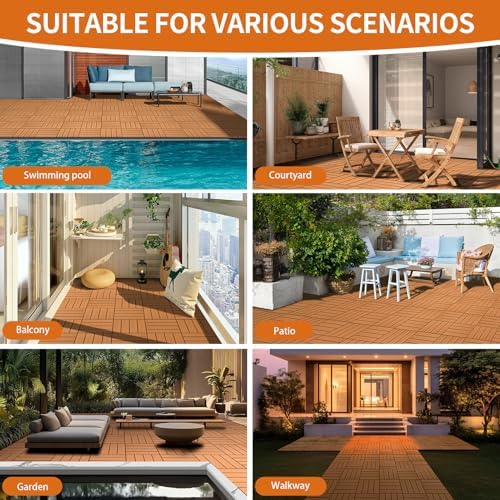 Polymer Interlocking Composite Deck Tiles Outdoor - Image 5