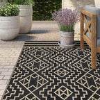 SAND MINE Reversible Mats, Plastic Straw Rug, Modern Area Rug, Large Floor Mat - Image 5