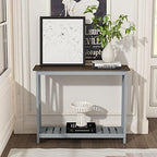 ChooChoo Farmhouse Console Table, Narrow Sofa Table - Image 3