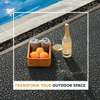 BEEFURNI Plastic Interlocking Cobbled Stone Tile - Image 3