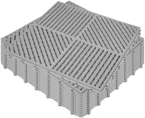 ToLanbbt Modular Interlocking Cushion 12P 11.8" x 11.8" Interlocking Rubber by ToLanbbt