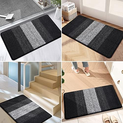 Kitinjoy Indoor Outdoor Door Mat, 59x36 Non-Slip Dirt Trapper Doormats - Image 6