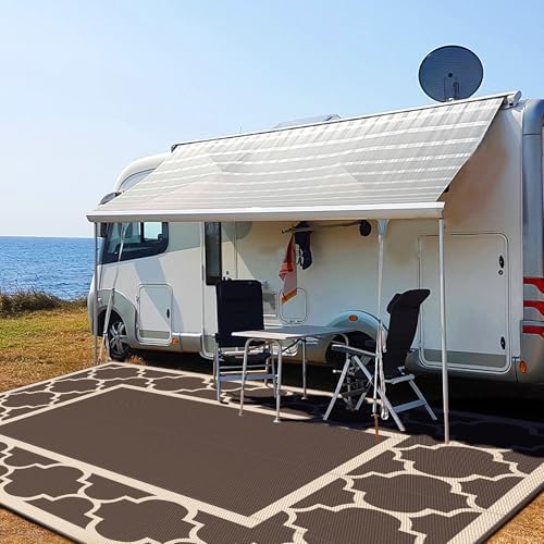 GENIMO Outdoor Rug, Waterproof Plastic Rugs 10'x14' - Image 4