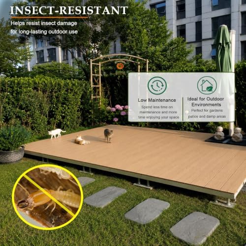 Decking Wood Composite Platform, Flooring Tiles, Raised Deck Platform - Image 4