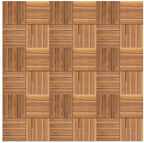 36 Pcs Wood Interlocking Patio Deck Tiles, Backyard All Weather by Unknown