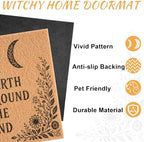 Witchy Halloween Door Mat, Gothic Blessing Rug - Image 3