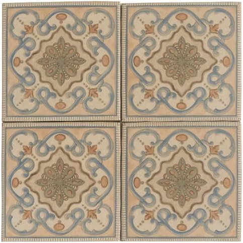 Mosaic Porcelain Tile Blue Terracotta 6x6 Matte 19-Pack - Image 4