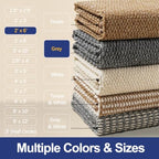 Faux Jute Runner Rug 2'x6', Washable & Non-Slip - Image 4