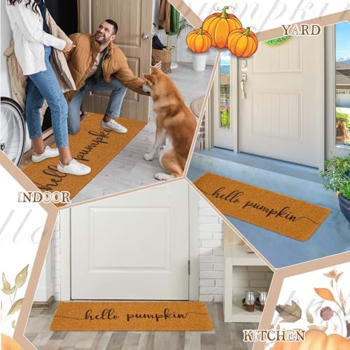 Fall 48''x16'' Long Doormat for Entrance Entry, Hello Pumpkin - Image 7