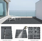 36 PCS Plastic Interlocking Patio Deck Tiles - Image 2