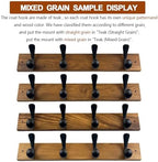 Wooden Coat Rack Wall Mount, Teak Solid Wood Coat Hanger - Image 6