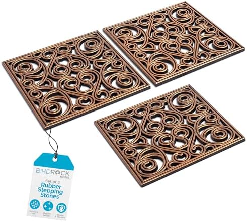 BIRDROCK HOME Rubber Stepping Stones by BIRDROCKHOME