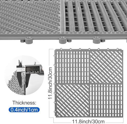 ToLanbbt Modular Interlocking Cushion 12P 11.8" x 11.8" Interlocking Rubber - Image 2