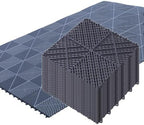 Japard Garage Floor Tiles, 20 Pack Interlocking Flooring Drainage 15.7 x 15.7 by Japard