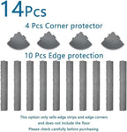 COLMO 14PCS Interlocking Deck Tile Edging Plastic Trim Set - Image 2